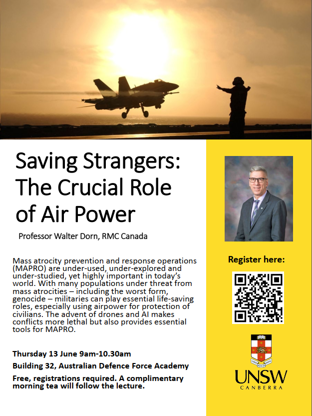 SavingStrangers AirPower Keynote Poster ADFA 13June2024